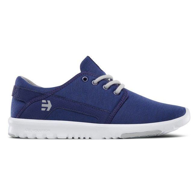 Dámské Tenisky Etnies Scout Bílé/Tmavě Blankyt/Šedé - QOICA2816